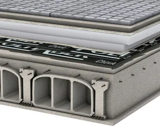 Sistema POLITABER® zonas comuns com isolamento biti7