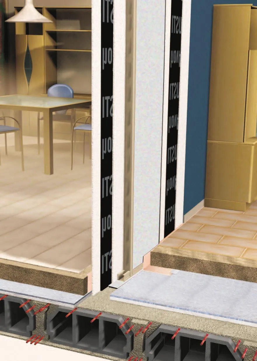 Sistema ChovACUSTIC para divisória estrutura simples