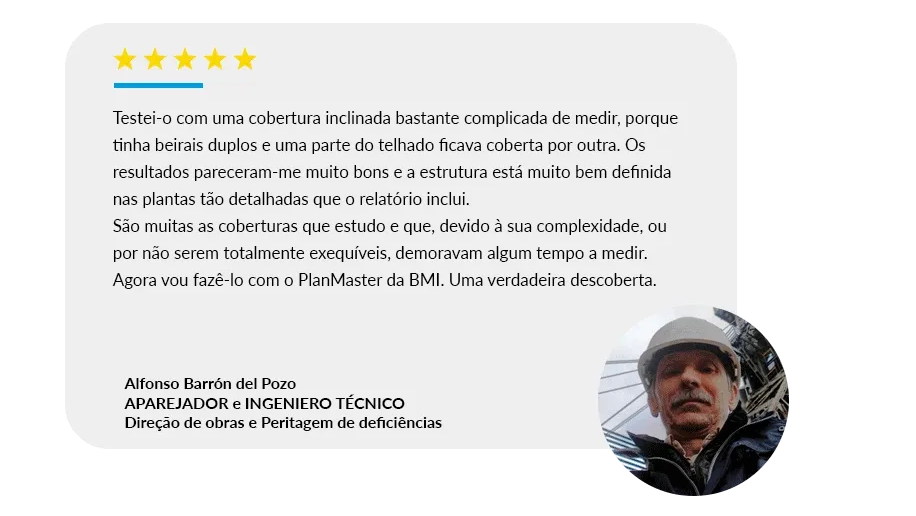 Testemunhos de utilizadores PlanMaster
