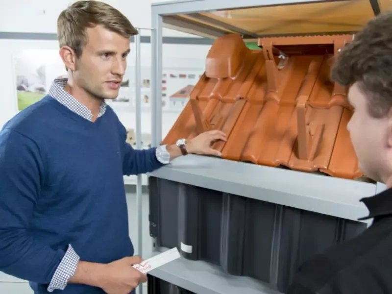 Svluppo carriera tetto tegole