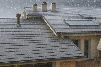 Telha de betão resistente a tempestades